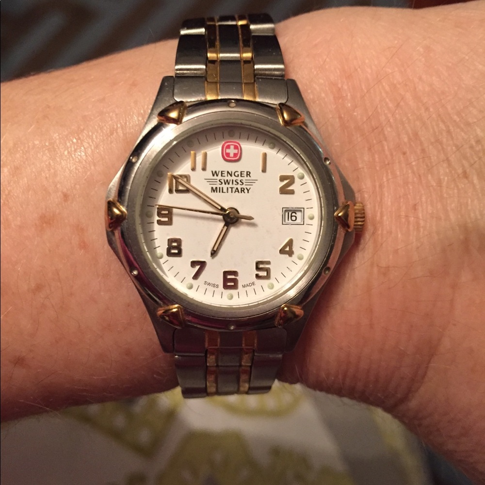 Swiss Army Wenger two tone watch